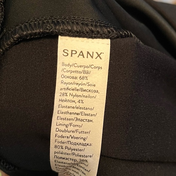 SPANX The Perfect Wide Leg Solid Classic Black Pants Women’s Size XL - Picture 12 of 13